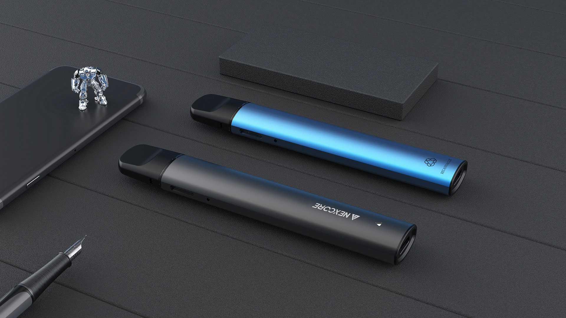 NEXCORE VAPEEZ EZD2B RECANNACLE Recycling Vape Pen Disposables